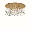 Luminaires Ideallux Plafonnier Ideal Lux MOONLIGHT Champagne, Aspect cristal, 15 lumières* Plafonniers