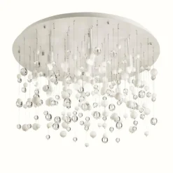 Luminaires Ideallux Plafonnier Ideal Lux NEVE Blanc, 12 lumières