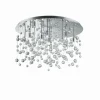 Luminaires Ideallux Plafonnier Ideal Lux NEVE Chrome, 12 lumières