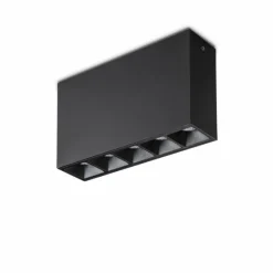 Luminaires Ideallux Plafonnier Ideallux LIKA LED Noir, 1 lumière* Éclairage Led