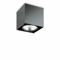 Luminaires Ideallux Plafonnier Ideallux MOOD Noir, 1 lumière* Plafonniers