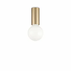 Lampes À Boules-Luminaires Ideallux Plafonnier Ideallux PETIT Laiton, 1 lumière