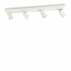 Luminaires Ideallux Plafonnier Ideallux RUDY Blanc, 4 lumières* Plafonniers
