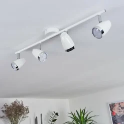 hofstein Plafonnier Idlewild LED Chrome, Blanc, 4 lumières* Spots Et Projecteurs