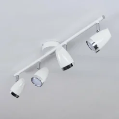 hofstein Plafonnier Idlewild LED Chrome, Blanc, 4 lumières* Spots Et Projecteurs