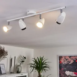 hofstein Plafonnier Idlewild LED Chrome, Blanc, 4 lumières* Spots Et Projecteurs