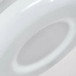 Idual Plafonnier Daphnis LED Argenté, Blanc, 1 lumière, Télécommandes, Changeur de couleurs