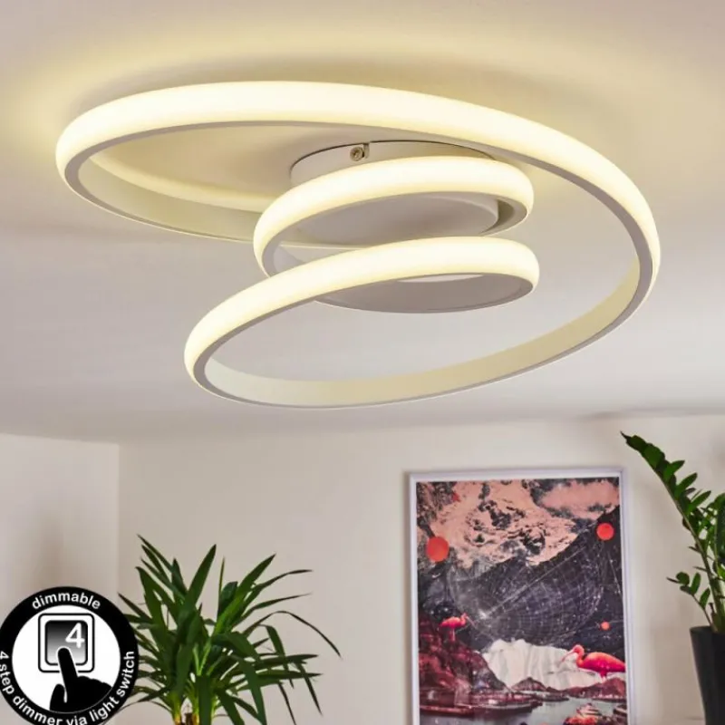 hofstein Plafonnier Ignal LED Blanc, 1 lumière