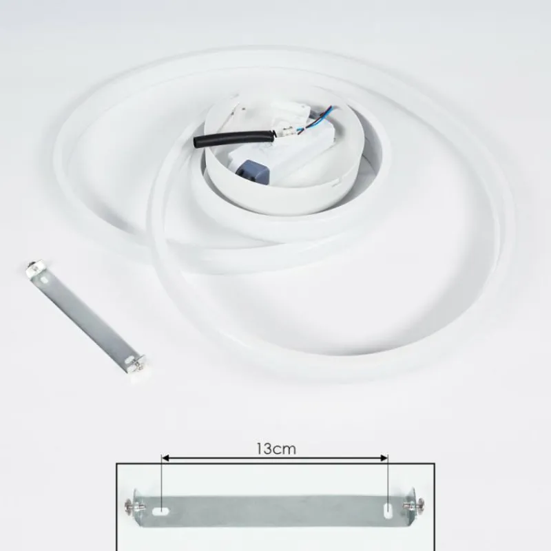 hofstein Plafonnier Ignal LED Blanc, 1 lumière