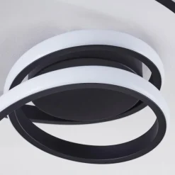 hofstein Plafonnier Ignal LED Noir, 1 lumière