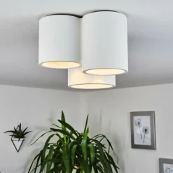hofstein Plafonnier Ililai Blanc, 3 lumières
