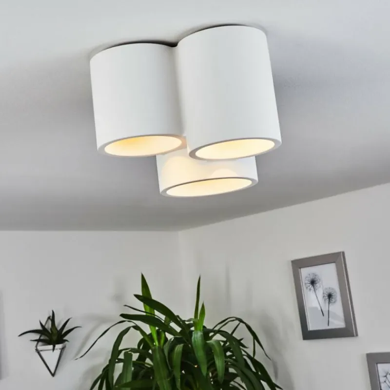 hofstein Plafonnier Ililai Blanc, 3 lumières