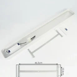 hofstein Plafonnier Iriondo LED Blanc, 1 lumière, Télécommandes