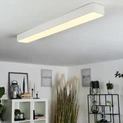 hofstein Plafonnier Iriondo LED Blanc, 1 lumière, Télécommandes