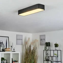 Lampe Plafonnier Iriondo LED Noir, 1 lumière, Télécommandes* Éclairage Led