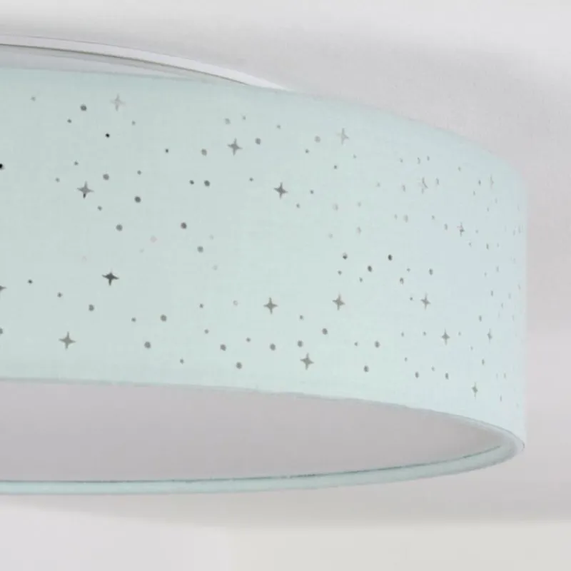 Lampes En Tissu-hofstein Plafonnier Jakkila LED Blanc, 1 lumière