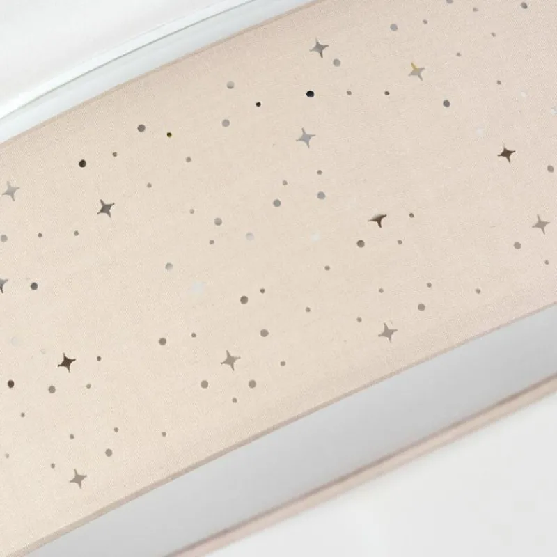 Lampes En Tissu-hofstein Plafonnier Jakkila LED Blanc, 1 lumière