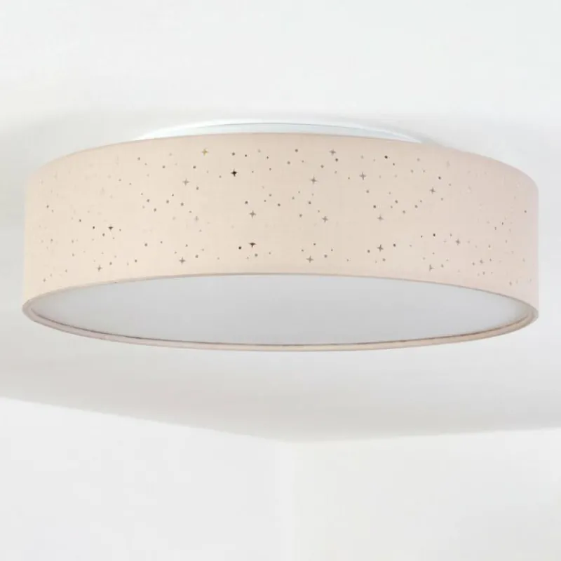 Lampes En Tissu-hofstein Plafonnier Jakkila LED Blanc, 1 lumière