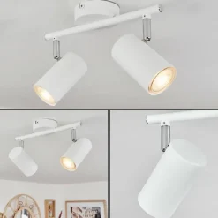 hofstein Plafonnier Javel Blanc, 2 lumières* Spots Et Projecteurs