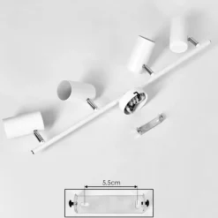 hofstein Plafonnier Javel Blanc, 4 lumières* Spots Et Projecteurs