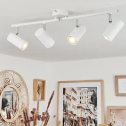 hofstein Plafonnier Javel Blanc, 4 lumières* Spots Et Projecteurs