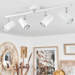 hofstein Plafonnier Javel Blanc, 4 lumières* Spots Et Projecteurs