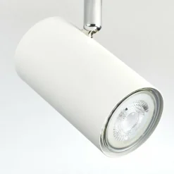 hofstein Plafonnier Javel Chrome, Blanc, 6 lumières