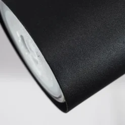 hofstein Plafonnier Javel Chrome, Noir, 6 lumières