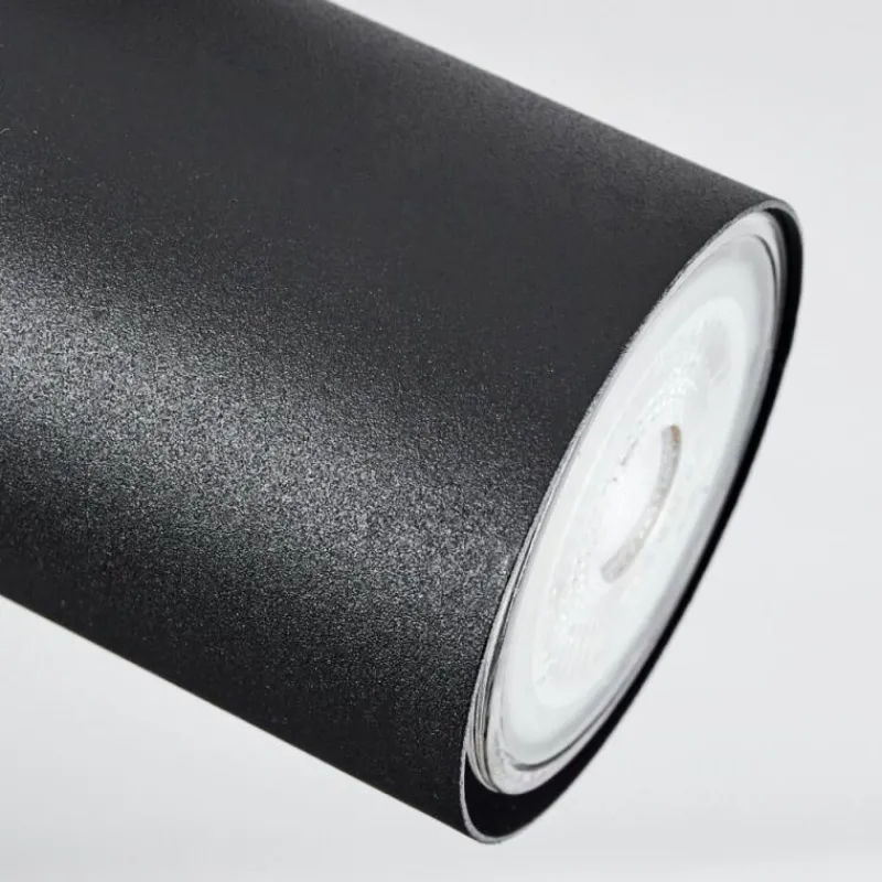 hofstein Plafonnier Javel Chrome, Noir, 4 lumières