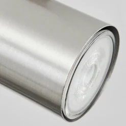 hofstein Plafonnier Javel Chrome, Nickel mat, 2 lumières