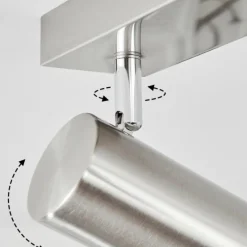 hofstein Plafonnier Javel Chrome, Nickel mat, 4 lumières