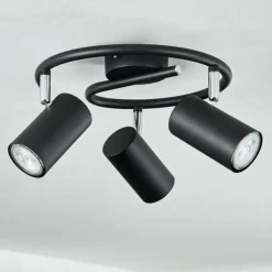 hofstein Plafonnier Javel Noir, 3 lumières* Spots Et Projecteurs