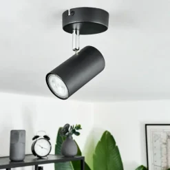 hofstein Plafonnier Javel Noir, 1 lumière* Spots Et Projecteurs