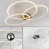 hofstein Plafonnier Johsa LED Nickel mat, Argenté, 3 lumières