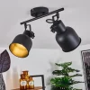 Lampes Industrielles-hofstein Plafonnier Juliboy Noir, 2 lumières
