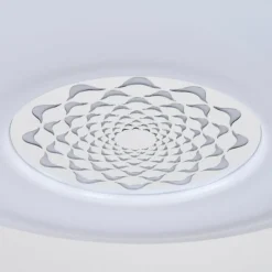 hofstein Plafonnier Kaas LED Chrome, Blanc, 1 lumière