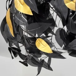 Lampes Vintages & Rétros-hofstein Plafonnier Kallax Noir, 1 lumière