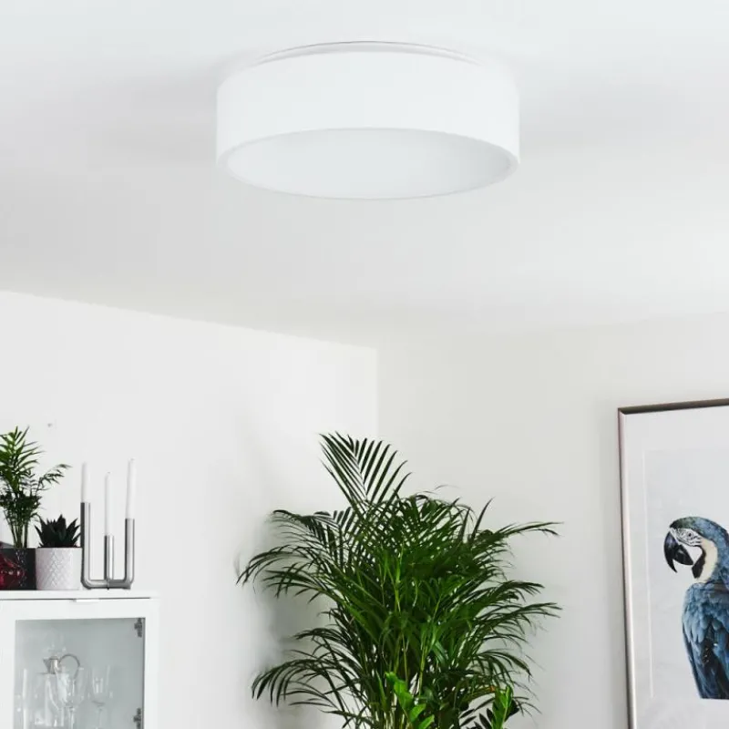 hofstein Plafonnier Kampala LED Blanc, 1 lumière* Éclairage Led