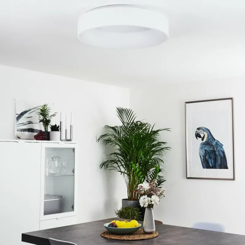 hofstein Plafonnier Kampala LED Blanc, 1 lumière