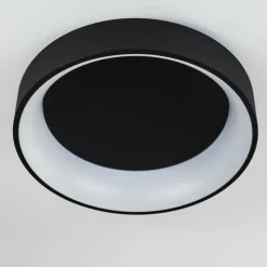 hofstein Plafonnier Kampala LED Noir, 1 lumière