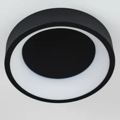 hofstein Plafonnier Kampala LED Noir, 1 lumière