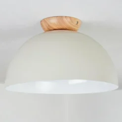 Luminaires Scandinaves-hofstein Plafonnier Kanchriech Écru, 1 lumière