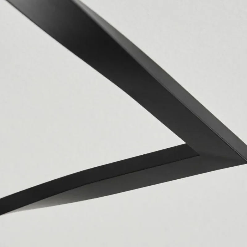 hofstein Plafonnier Kanchung LED Noir, 1 lumière