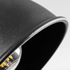 Lampes Industrielles-hofstein Plafonnier Kansela Noir, 4 lumières