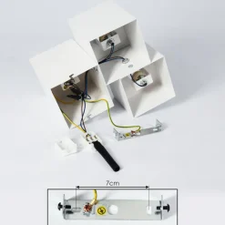 hofstein Plafonnier Karaka Blanc, 3 lumières