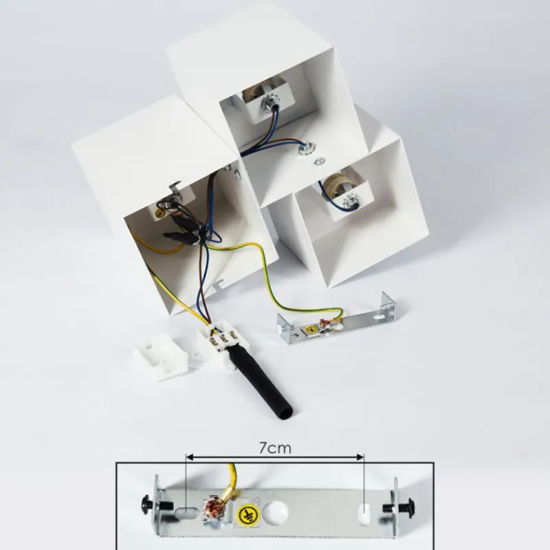 hofstein Plafonnier Karaka Blanc, 3 lumières