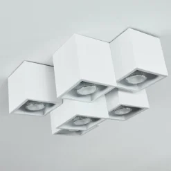 hofstein Plafonnier Karaka Blanc, 6 lumières* Plafonniers