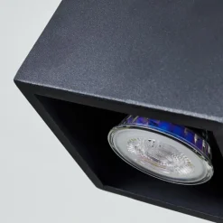 hofstein Plafonnier Karaka Noir, 3 lumières