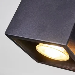 hofstein Plafonnier Karaka Noir, 3 lumières