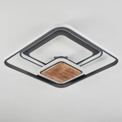 hofstein Plafonnier Kassambene LED Anthracite, Écru, 1 lumière